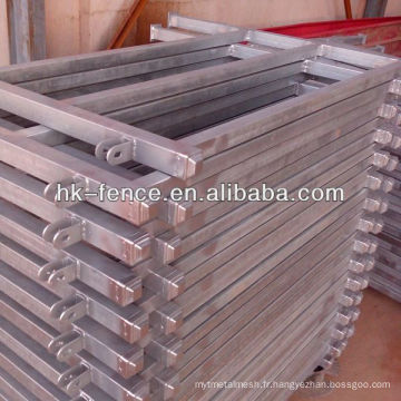 Australia Style 1.8x2.1M 6 Rails Galvanized Steel Cattle Panel (Direct Factory)